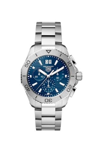 TAG Heuer Aquaracer Professional 200 Quartz Chronograph Big Date Stainless Steel / Blue